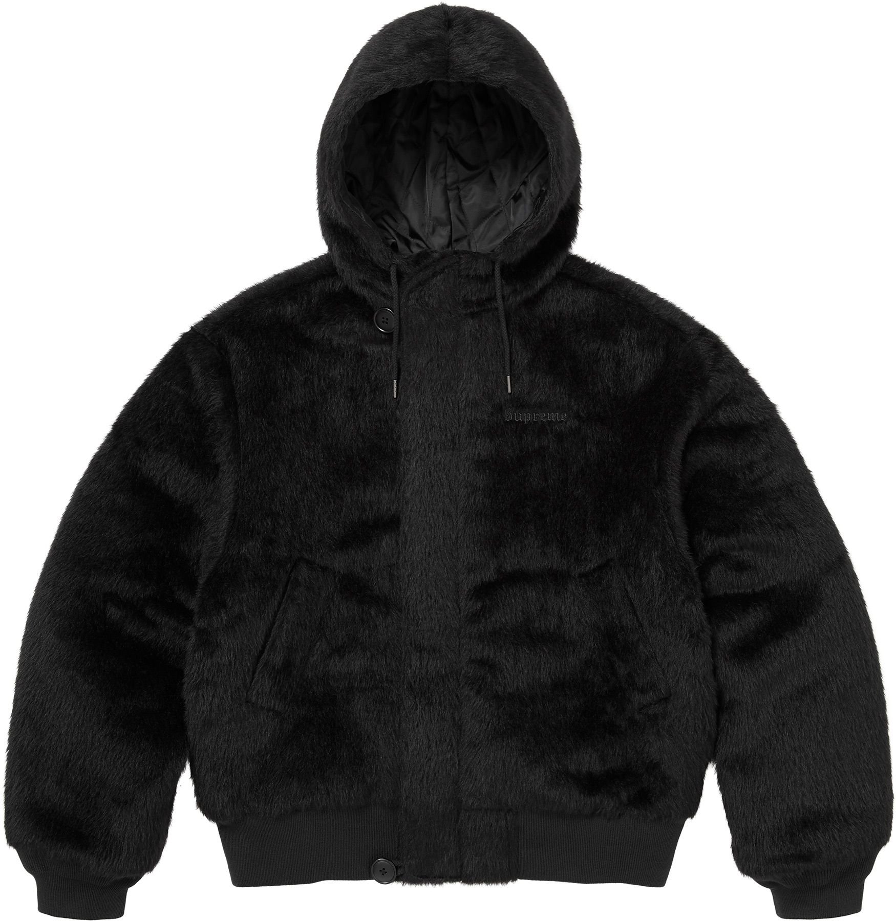 Supreme®/Alpha Industries® Wool Hooded Bomber Jacket view 5